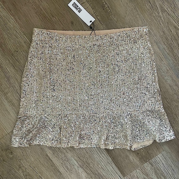 NWT BB Dakota x Steve Madden Glamour Profession sequin skirt